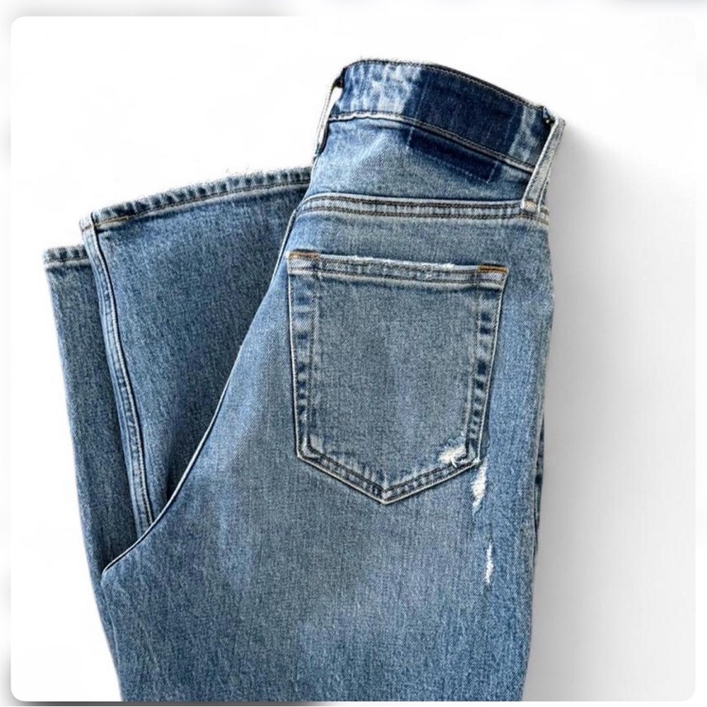 A&F “The Dad” High Rise Straight Leg Jeans Sz 27